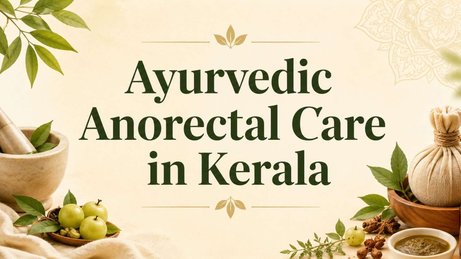 Ayurvedic Anorectal Care in Kerala