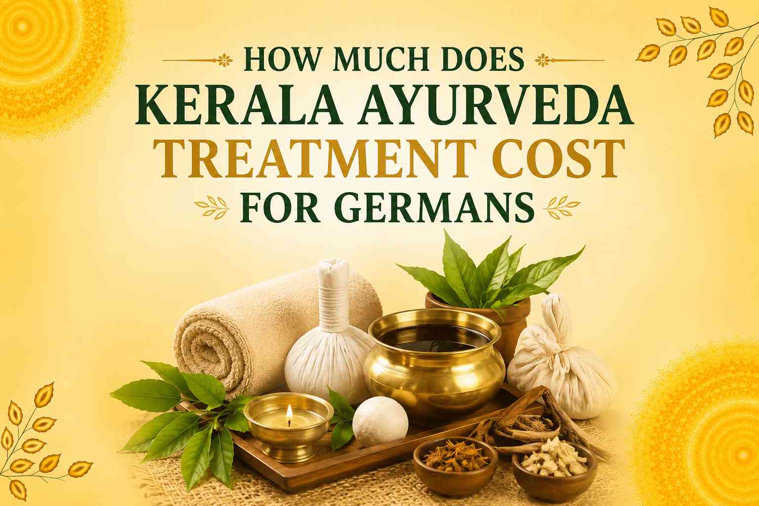 HOW MUCH DOES KERALA AYURVEDA TREATMENT COST FOR GERMANS
