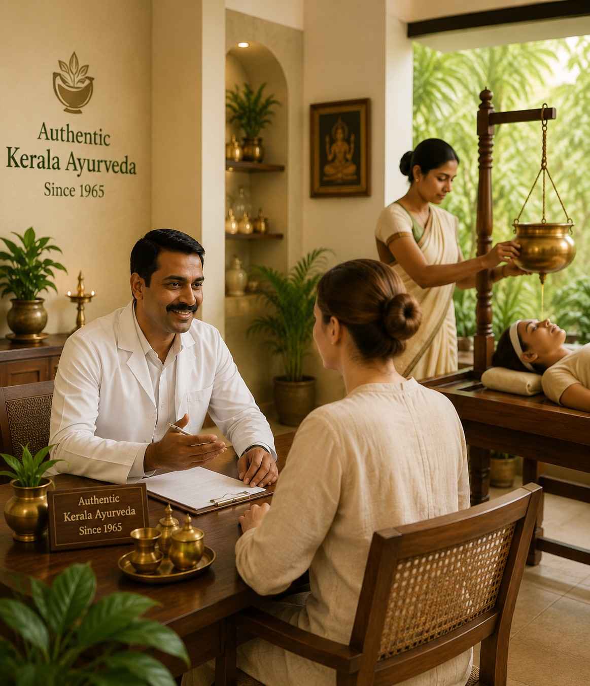 Authentic Ayurveda treatment in Kerala - peaceful healing environment